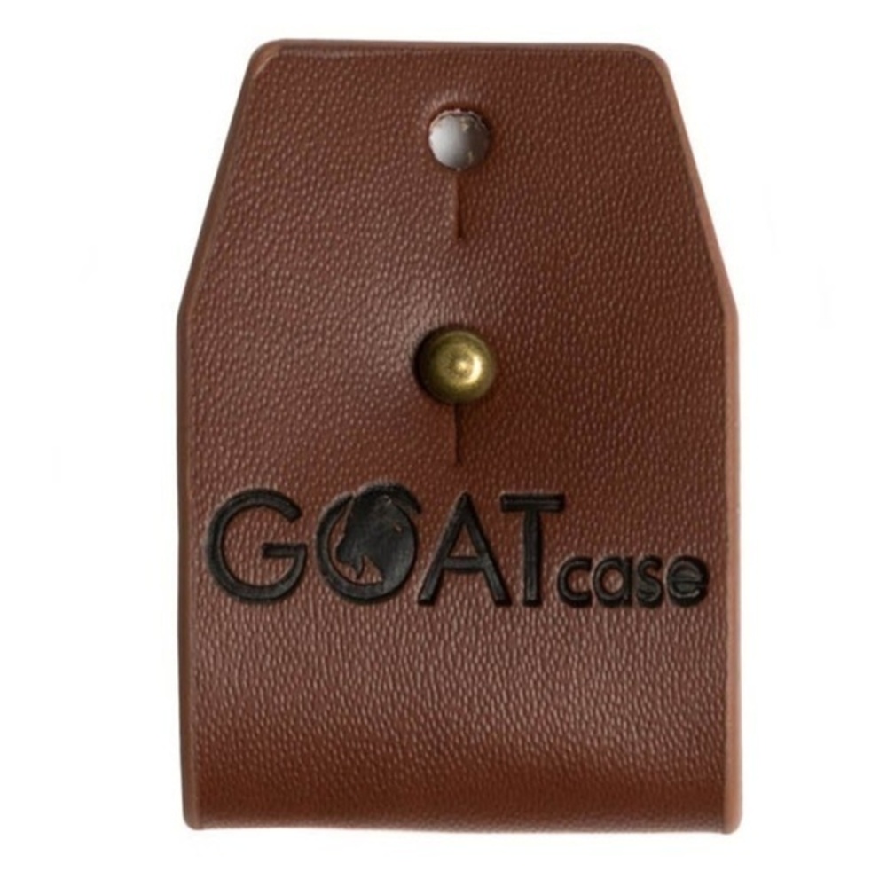 Light Brown Leather Cord Holder - NEW